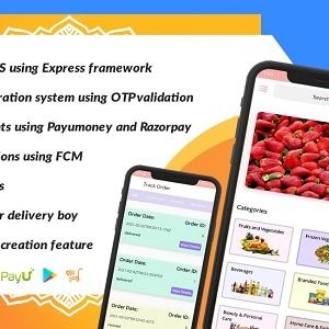 Jackfruit - Grocery, Fruits & Vegetable Delivery, Android eCommerce App with Node Js Technology